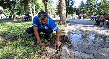 Buca'nın parkları vandalların hedefinde