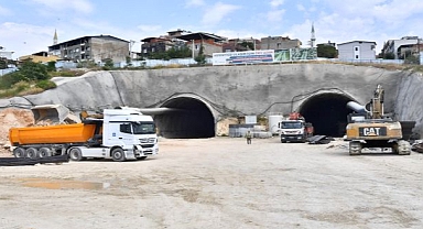 Yapımı süren tünelin yarısı tamamlandı