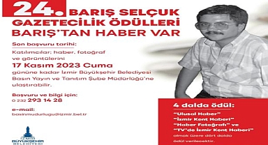 24. Barış Selçuk Gazetecilik Ödülleri’ne başvurular başladı