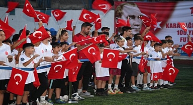 Futbol turnuvası 100. Yıl coşkusuyla gerçekleştirildi