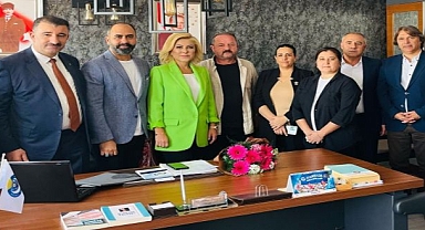 Milletvekili Şebnem Bursalı'dan Hak-İş Hizmet-İş’e hayırlı olsun ziyareti