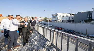 Çiğli 2. Ana Jet Üssü Karayolu Alt Geçidi’nde güçlendirme çalışmaları sürüyor