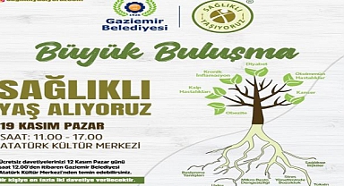 Gaziemir’de Sağlıklı Yaş Alma buluşmaları başlıyor