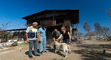 Yangından kurtarılan Kaptan’a sıcak yuva