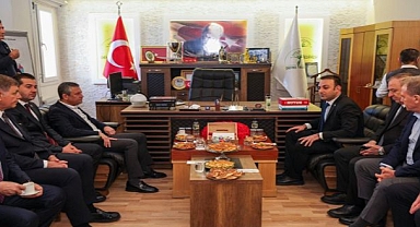 Özgür Özel ve Başkan Tugay Hatay'da 