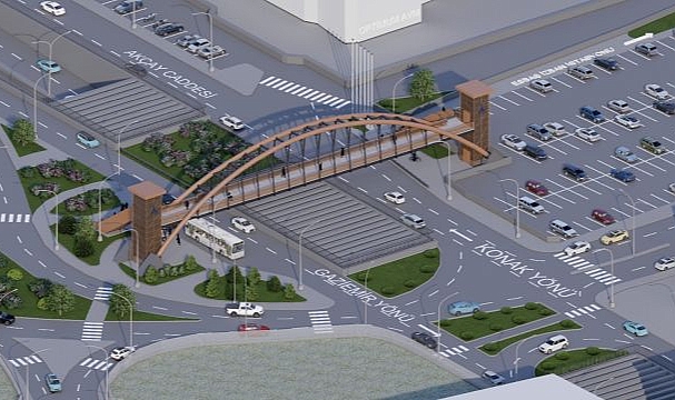 Akçay Caddesi'nde trafik ve yaya güvenliğine çifte çözüm