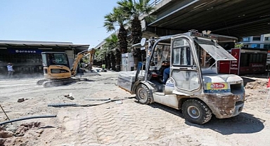 Bornova Aktarma İstasyonu yeni yüzüne kavuşuyor