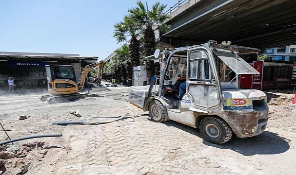 Bornova Aktarma İstasyonu yeni yüzüne kavuşuyor