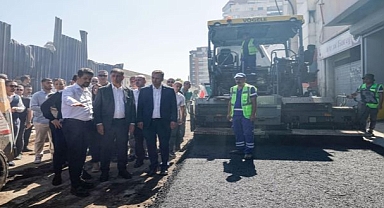 Çamdibi’nin yolları yenileniyor