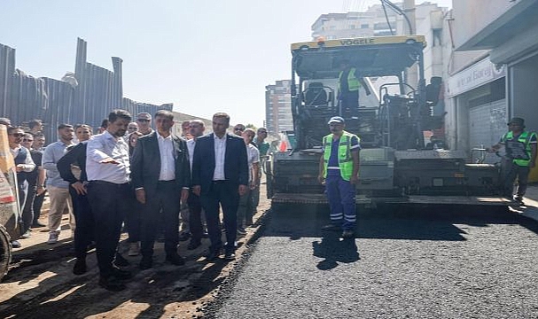 Çamdibi’nin yolları yenileniyor