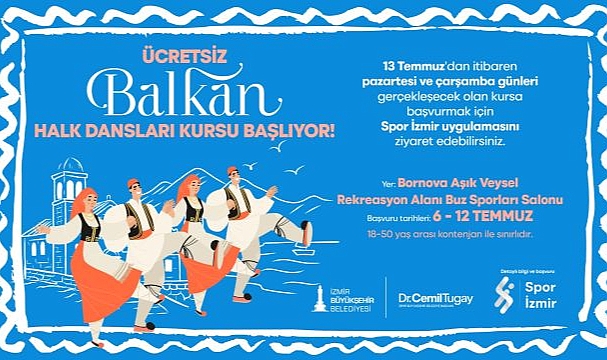 İzmir’de Balkan Halk Dansları kursu başlıyor