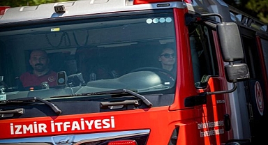 İzmir İtfaiyesi’nin ilk kadın şoförü