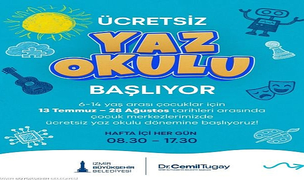 İzmirli çocuklar için renkli yaz tatili