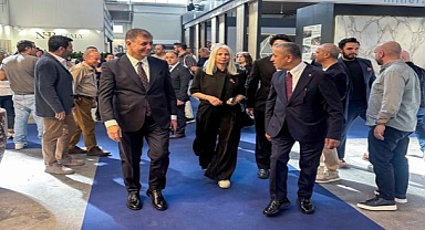 Başkan Tugay’dan İtalya’da Marble İzmir temasları