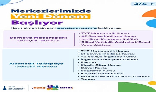 Genç İzmir’de yeni dönem başlıyor